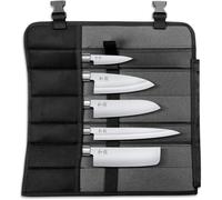 Ensemble de couteaux 5 pièces Wasabi Black – 10–21 cm, en acier inoxydable, avec manche noir
