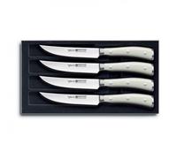 Wüsthof Ensemble de couteaux à steak Classic Ikon 4 pièces crème