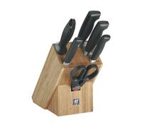 Ensemble de couteaux dans le rack quatre Star Zwilling bambou 7 pièces