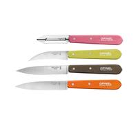 Ensemble de couteaux ESSENTIELS FIFTIES, set de 4 pc, multicolore, bois de charme, Opinel