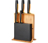 Ensemble de couteaux Fiskars Functional Form en bloc de 5 pièces