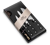 Ensemble de couteaux IDÉAL PRÉPARER, avec couteau Santoku, 3 pièces, rivets en acier inoxydable, Lion Sabatier