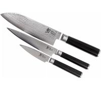 Ensemble de couteaux Kai Shun Classic (couteau de bureau + couteau universel + couteau Santoku) 3 pièces - DMS-310