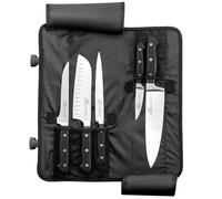 Ensemble de couteaux PLUTON, set de 5 pc, avec étui, Lion Sabatier