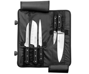 Ensemble de couteaux PLUTON, set de 5 pc, avec étui, Lion Sabatier