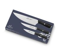 Ensemble de couteaux PYXIS INOX, set de 3 pc, rivets en acier inoxydable, Lion Sabatier