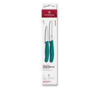 Ensemble de couteaux SWISS CLASSIC 8 et 11 cm, lot de 2 pcs, vert, plastique, Victorinox