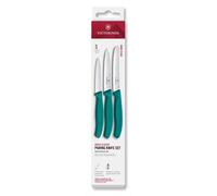 Ensemble de couteaux SWISS CLASSIC, lot de 3 pcs, vert, plastique, Victorinox