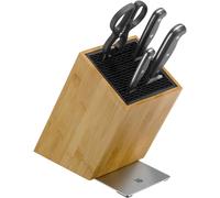 Ensemble de couteaux WMF Spitzenklasse Plus, 5 pièces, en acier inoxydable, noir et marron clair