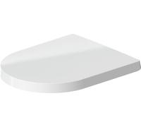 Ensemble de couvercles de cuvette de toilette avec mécanisme de fermeture douce, en Duroplast, de couleur blanche, de 45,8 cm