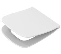 Ensemble de couvercles de cuvette slim DS pour Duravit DuraStyle, avec système de fermeture douce, en Duroplast, de couleur blanche