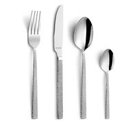 Ensemble de couverts Amefa VANCOUVER, 24 pièces, argenté, avec motif martelé