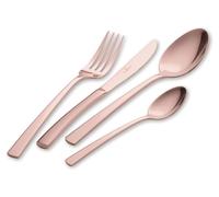 Ensemble de couverts Berlinger Haus 24 pièces - Acier inoxydable avec finition miroir - Couteaux, fourchettes et cuillères - Edition spéciale or rose - Design élégant et boîte cadeau
