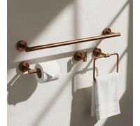 Ensemble De Crochets De Salle De Bain Rea Grid Brush Copper