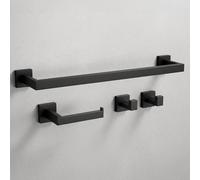 Ensemble De Crochets De Salle De Bain Rea Rio Black