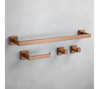 Ensemble De Crochets De Salle De Bain Rea Rio Brush Copper