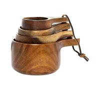 Ensemble de cuillères à café rustiques en bois, cuillères à mesurer en bois, assaisonnement à sucre et sel en bois, pelle multifonction pour bocaux, outil de cuisine et de sucre, accessoire de cuisson