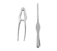 Ensemble de cuillères à pince à craquelins de crabe en acier inoxydable, outils de consommation de crabe de qualité supérieure pour les amateurs de fruits de mer de la cuisine à