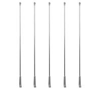 Ensemble De Cuillères De Laboratoire en Métal 2 en 1, Spatule De Mélange à Double Tête De 10 à 25 Cm pour Poudres Et Gels, Outil De Prélèvement De Réactifs 5PCS 250mm