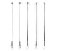 Ensemble De Cuillères De Laboratoire en Métal 2 en 1, Spatule De Mélange à Double Tête De 10 à 25 Cm pour Poudres Et Gels, Outil De Prélèvement De Réactifs 5PCS 200mm