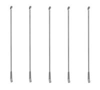 Ensemble De Cuillères De Laboratoire en Métal 2 en 1, Spatule De Mélange à Double Tête De 10 à 25 Cm pour Poudres Et Gels, Outil De Prélèvement De Réactifs 5PCS 180mm