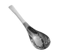 Ensemble de cuillères, ustensiles multifonctionnels en acier inoxydable pour flocons d'avoine, café, desserts, bouillon, passent au lave-vaisselle avec bords lisses, prise en main confortable, 14,5 x