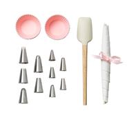 Ensemble de cupcakes THE ESSENTIALS, set de 14 pc, rose, Printworks