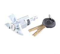 Ensemble de cylindre de serrure de porte de rechange pour BMW X3 X5 avec 2 clés OEM 51217035421 pour modèles 2000-2006 en métal argenté