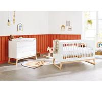 Ensemble de démarrage pour lit d'enfant - Lit simple - Canapé-lit - Meuble de chambre d'enfant modulable - Lit simple de 150 cm x 76 cm x 94 cm et module de 120 cm x 77 cm x 101 cm