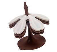 Ensemble de Dessous de Plat de Table, Coussinets en Silicone en Forme de Fleur avec Conception Pliable pour comptoir de Cuisine et Salle à Manger, Ensemble de Dessous de Plat en Silicone, Coussin de