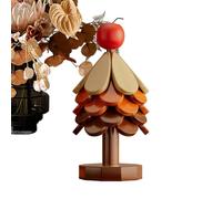 Ensemble de dessous de plat en forme d'arbre - Dessous de verre isolant en bois de Noël - Pour table à manger, appartement, dortoir, poêle, poêle, tasse, théière, plats chauds, bol