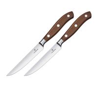 Ensemble de deux couteaux de cuisine - couteau à steak 12 cm Grand Maitre Wood Victorinox