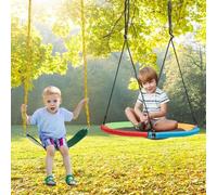 Ensemble de deux fauteuils suspendus avec corde de suspension réglable