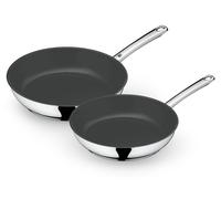 WMF Poêles 0741609990 – Lot de 2, Cromargan, revêtement céramique G