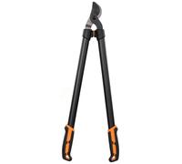 Ensemble de deux sécateurs de jardin : une cisaille à haies et une cisaille à branches - couleur orange