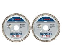 Kit de 2 disques diamant PRO CERAMIC 125mm - BOSCH - 061599766Z