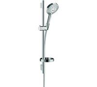 hansgrohe Raindance Select S set de douche 120 3jet PowderRain avec barre de douche 65 cm, chromé, 27654000