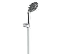 Ensemble de douche 3 jet Grohe Vitalio Start 100 avec support mural chrome 100 x 153mm