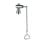 Ensemble de douche à chaîne - Pomme fixe - Tempostop - Delabie