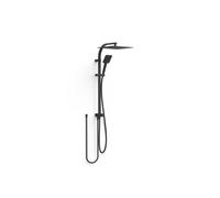Ensemble de douche adaptable à tout type de robinet Noir mat - TRES 19063504NM