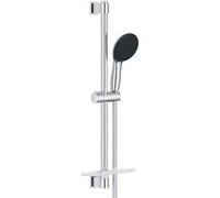 Ensemble de douche avec pommeau 2 jets barre 60cm fle ible et tablette GROHE Vitalio Sta G