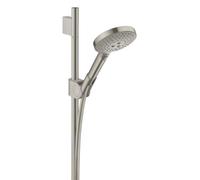 Ensemble de douche AXOR Uno, 0,90 m, avec douchette manuelle 120 3jet, finition inox