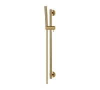 OMNIRES Microphone - Set pommeau de douche, barre et flexible, doré MICROPHONE-SGL