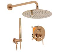 Ensemble De Douche Dissimulé Rea Lungo + Box Cuivre