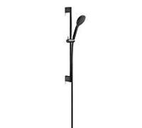 Duravit-Set douche UV0680001046, barre réglable 70 cm, douchette 1 jet, tuyau anti-torsion, noir mat