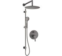 Deante Arnika ensemble de douche encastré avec douche pluie graphite NACD6QP