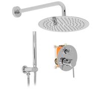 Ensemble de douche encastrée chromée LUNGO + boîte Réf. REA-P8007