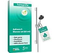 Hansgrohe Ensemble de douche mural Activera S 95 1 jet EcoSmart barre 65 cm chrome 28041000