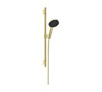 Ensemble de douche Hansgrohe Raindance Alive Select S 24602990 3 jets économie d'eau avec barre de douche Unica S Puro 65 cm, aspect or poli