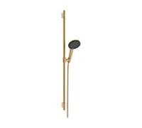 Ensemble de douche Hansgrohe Raindance Alive Select S 24603140 3 jets économie d'eau avec barre de douche Unica S Puro 90 cm, bronze brossé